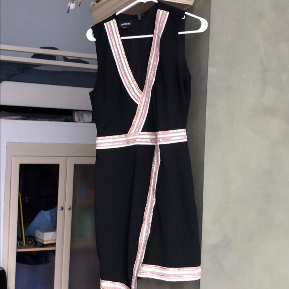 Bebe never worn before black sparkle dress